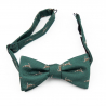 Green rabbit bow tie