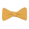 Gold yellow bow tie suspenders set
