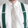 Biela kravata Sienna