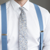 Biela kravata Aria