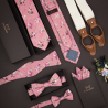 Pink Chianti self-tie bow tie