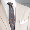 Gray squirrel necktie