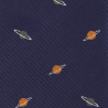 Navy blue planets necktie