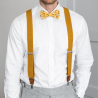 Yellow Lemonade self-tie bow tie
