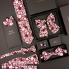Burgundy Sangria self-tie bow tie