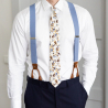 White Luca necktie