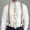 Biela kravata Cantaloupe