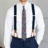 Navy blue Meadow necktie