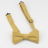 Yellow Dijon bow tie