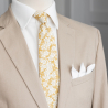 Yellow Solana necktie