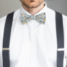 White Elio self-tie bow tie