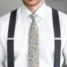 Biela kravata Elio