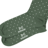 Zelené ponožky Sage Green s bodkami