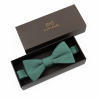 Solid Forest green bow tie