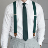 Green polka dot necktie