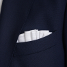 Navy blue polka dot necktie set