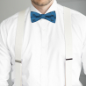 Blue dachshund bow tie