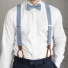 Blue Robin self-tie bow tie