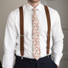 Krémová kravata Everly