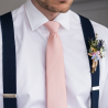 Salmon pink necktie