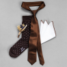 Mocha brown necktie