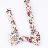 Carmine bow tie and suspenders set