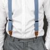 Luca bow tie and suspenders set