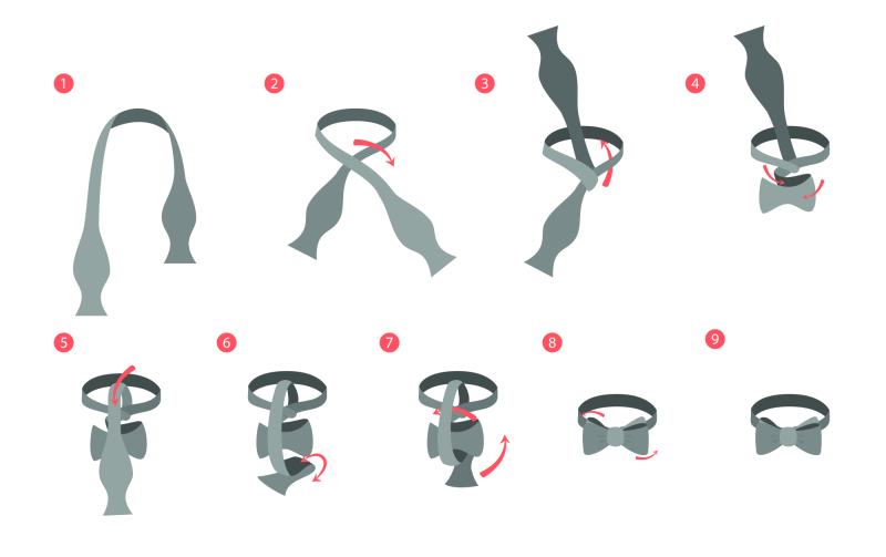 tie a tie into a bow