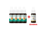 4ks - 12% CBD olej (4800mg) 10ml + CBD/CBG Cannplex 6% ZDARMA
