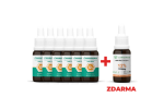 6ks - 12% CBD olej (7200mg) 10ml + CBD/CBG Cannplex 12% ZDARMA