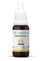 CBD + CBG 6% konopný olej Cannplex (600mg) | 10ml