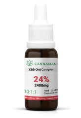 CBD + CBG 24% konopný olej Cannplex (2400mg) | 10ml