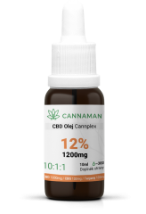CBD/CBG 12% konopný olej Cannplex 12% (1200mg) | 10ml
