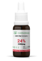 CBD + CBG 24% konopný olej Cannplex (2400mg) | 10ml