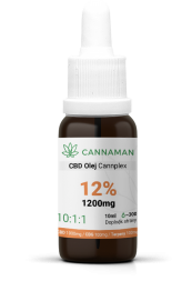 CBD/CBG 12% konopný olej Cannplex 12% (1200mg) | 10ml