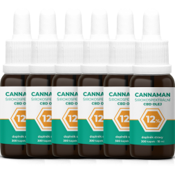 5+1 zdarma - CBD kapky 12% širokospektrální - CBD Black Friday!