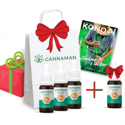 DÁRKOVÝ SET 3+1 ZDARMA | 4ks 12% CBD olej (4800mg) 10ml