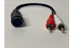 Redukce DIN5 F 2x RCA M