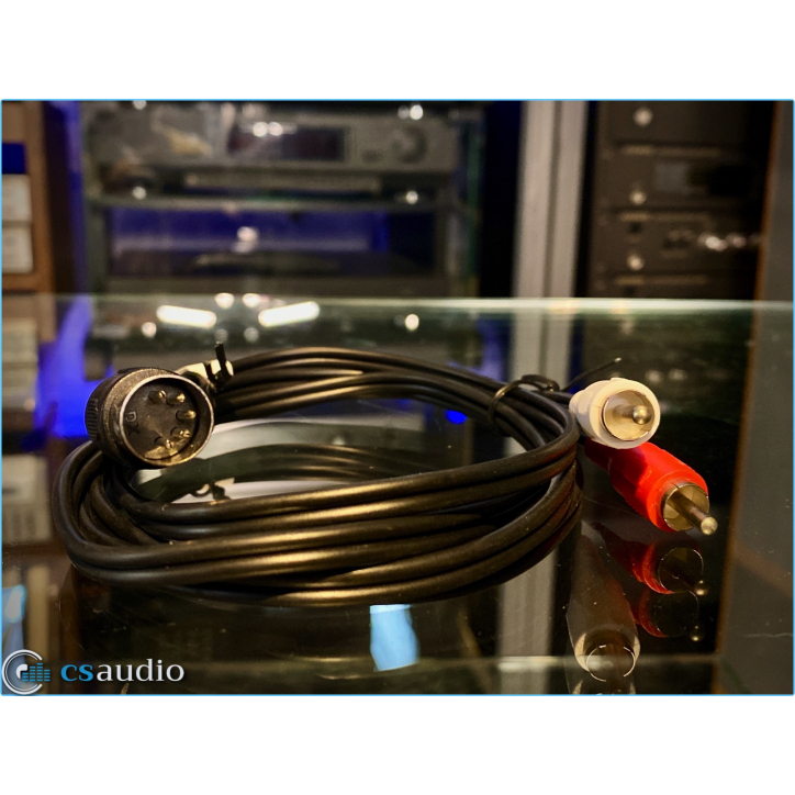Propojovací kabel DIN5 / 2x RCA cinch