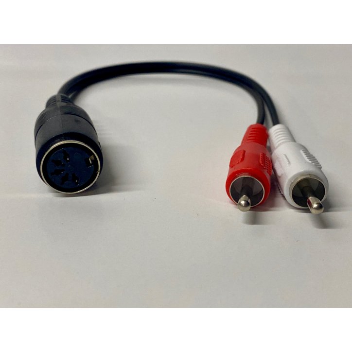 Redukce DIN5 F 2x RCA M