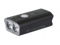 světlo přední FORCE DIVER 900 LM, USB, černé