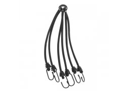 gumicuk upínací "pavouk" 3 ks, 8 x 600 mm, černý