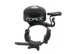 zvonek FORCE Fe/plast 22,2-31,8mm, černý