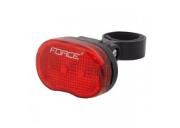 blikačka zadní FORCE TRI 3 diody + baterie