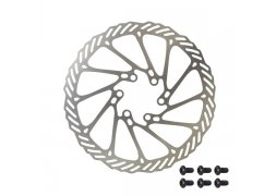 kotouč brzdový FORCE-2 160 mm, 6 děr, stříbrný