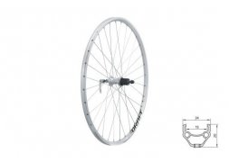 Zapletené kolo zadní KLS DRAFT R, 28/29", silver