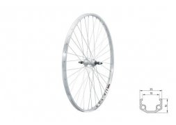 Zapletené kolo zadní KLS EVENT R, 28", silver