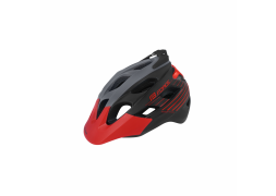 přilba FORCE RAPTOR MTB šedo-červená S - M