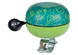 KELLYS Cyklistický Zvonek Bell 60 Doodles zelený