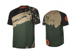 KELLYS enduro dres TYRION krátky rukáv green- S